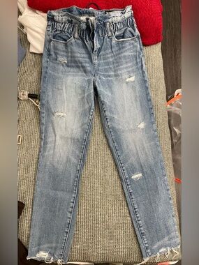 Blank NYC Light Blue Distressed Boyfriend Jeans